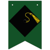 Green graduation party wimpelkette (Zweite Fahne)