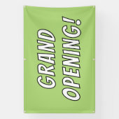 Green Grand Opening! Banner (Vertikal)