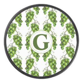 Green Grapes Hockey Puck