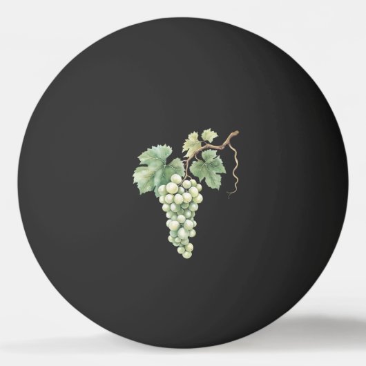 Green Grapes Oranges Fruit  Tischtennisball (Vorderseite)