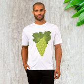 Green Grapes Vine Leaves Fresh Fruit T-Shirt