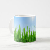 Green Grass Blue Sky Landscape-10826 Kaffeetasse (Vorderseite Links)