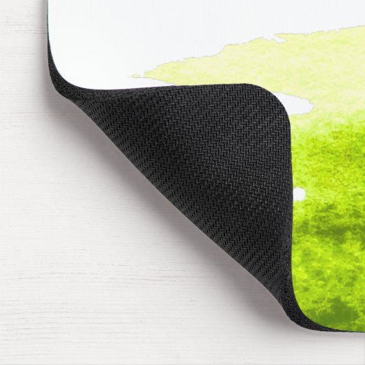Green grass lime watercolor minimal mousepad (Ecke)