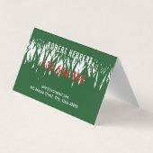 Green Grass Mowing Yarn Care Gardenin Visitenkarten (Rückseite)