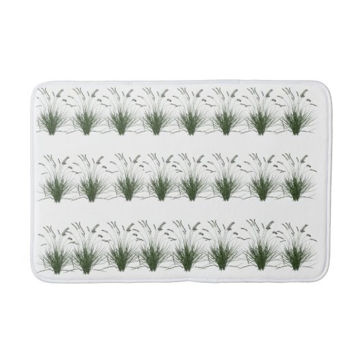"Green Grass Pattern Bathmat - Frische Natur- Badematte (Vorderseite)