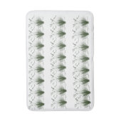 "Green Grass Pattern Bathmat - Frische Natur- Badematte (Vorderseite Vertikal)