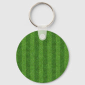 Green grass texture from a soccer field schlüsselanhänger (Rückseite)