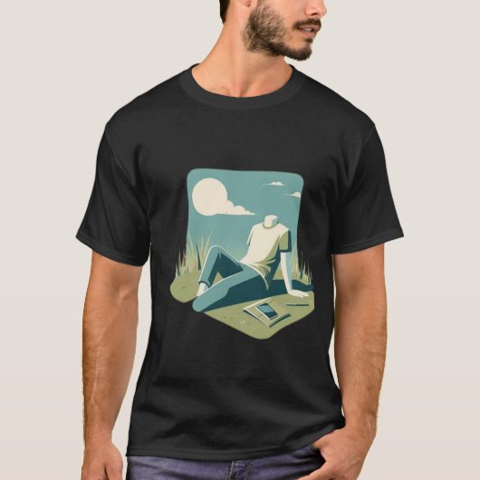 green grass under the sunlight T-Shirt (Vorderseite)