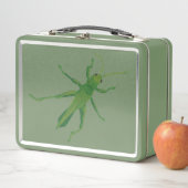 Green Grasshopper Insect Lunch Boxes Metall Brotdose (Beispiel)