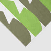 Green Gray Abstrakt Modern Seidenpapier (Detail)