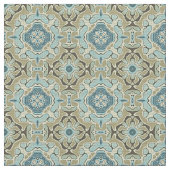 Green Gray Blue Aquamarin Ochre Angesagt Orient Ba Stoff (Nahaufnahme)