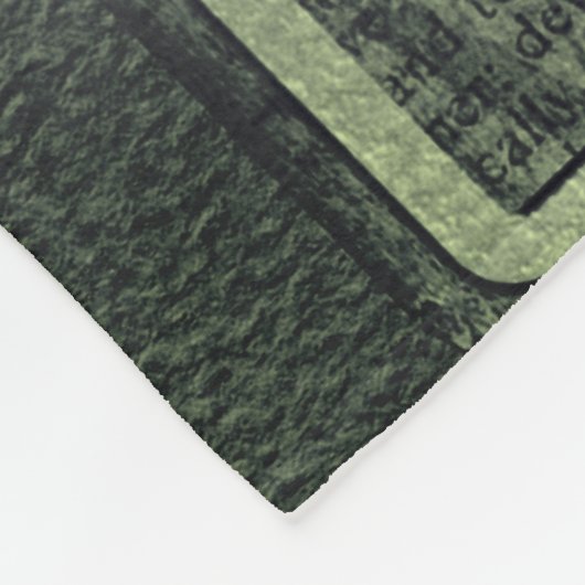 Green & Gray Creativity Blanket Fleecedecke (Ecke)