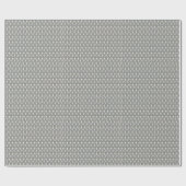 Green Gray Elegant Ditsy Floral Geschenkpapier (Flach)