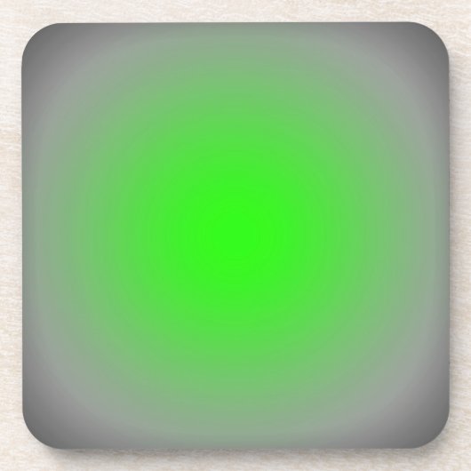 Green & Gray Focus Untersetzer (Vorderseite)
