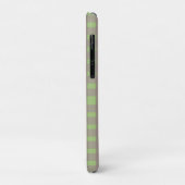 Green Gray Gingham Personalisiert Case-Mate iPhone Hülle (Hinten/Links)