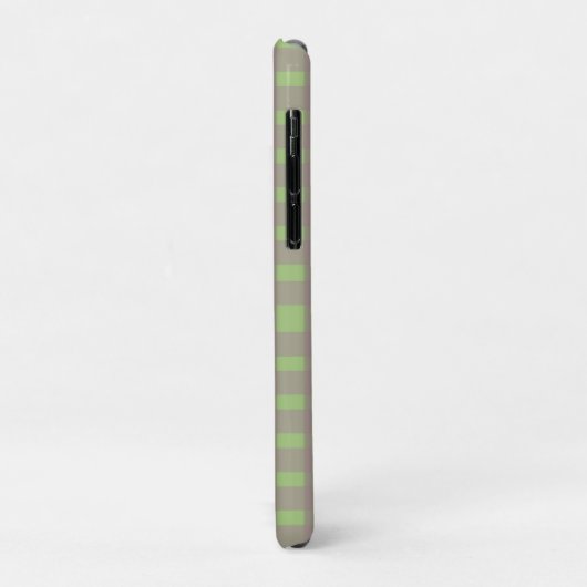 Green Gray Gingham Personalisiert Case-Mate iPhone Hülle (Hinten/Links)