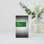 Green Gray Light Attractive Business Card Visitenkarte (Stehend Vorderseite)
