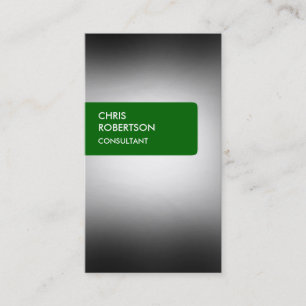 Green Gray Light Attractive Business Card Visitenkarte