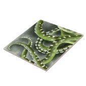 Green Gray Tentacles Fliese (Seite)