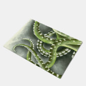 Green Gray Tentacles Fußmatte (Schrägansicht)