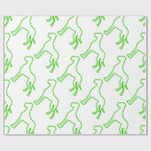 Green Great Dane Geschenkpapier (Flach)
