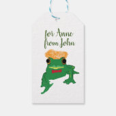 Green Grog Funny Aniamls Geschenkanhänger (Rückseite)