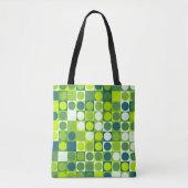 Green Groove Polka Mosaic Tasche (Vorderseite)