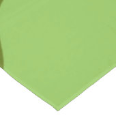 Green Groovy Wavy Line Abstrakt Modernes Minimalis Tischdecke (Schrägansicht)