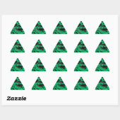 Green Grunge Clouds Stickers (Blatt)