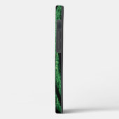 Green Grunge Wood Grain Case-Mate iPhone Hülle (Rückseite / Links)