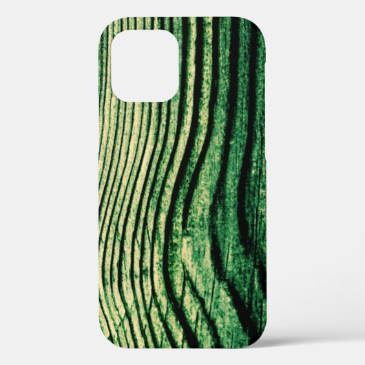 Green Grunge Wood Grain Case-Mate iPhone Hülle (Rückseite)