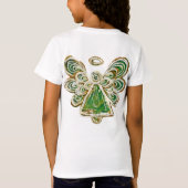 Green Guardian Angel Art Custom Holiday Shirt (Rückseite)