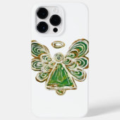Green Guardian Angel Art Custom iPhone Case (Rückseite)