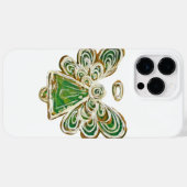 Green Guardian Angel Art Custom iPhone Case (Rückseite (Horizontal))