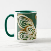 Green Guardian Angel Christmas Art Tasse Cups (Links)