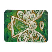 Green Guardian Angel Custom Magnet Art Malerei (Horizontal)