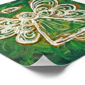 Green Guardian Angel Poster Art Prints (Ecke)