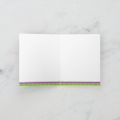 Green Gymnast Vielen Dank Hinweis Karten (Innenseite)