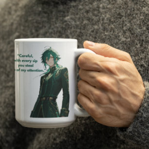 Green Hair Royal Anime Typ Kaffeetasse