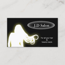 Green Hair Salon Visitenkarten