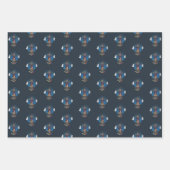 Green Halloween Hexe Geschenkpapier Set (Vorderseite)