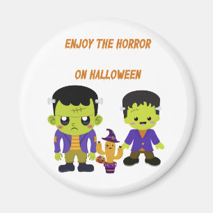 Green Halloween Magnet