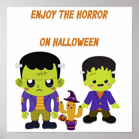 Green Halloween Poster (Vorne)