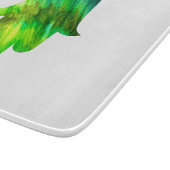 Green Hamsa Art Cutting Board Schneidebrett (Ecke)