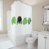 Green Hamster Hintern Duschvorhang (Beispiel)