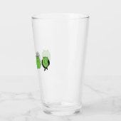 Green Hamster Hintern Glas (Links)