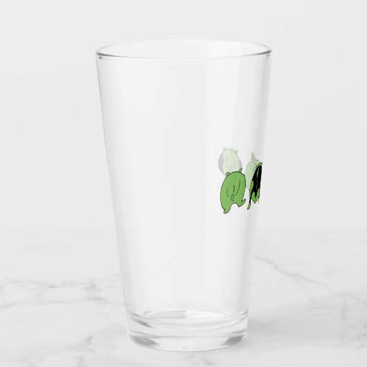 Green Hamster Hintern Glas (Rechts)