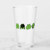 Green Hamster Hintern Glas (Vorderseite)