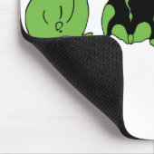Green Hamster Hintern Mousepad (Ecke)