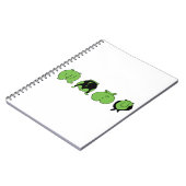 Green Hamster Hintern Notizblock (Linke Seite)